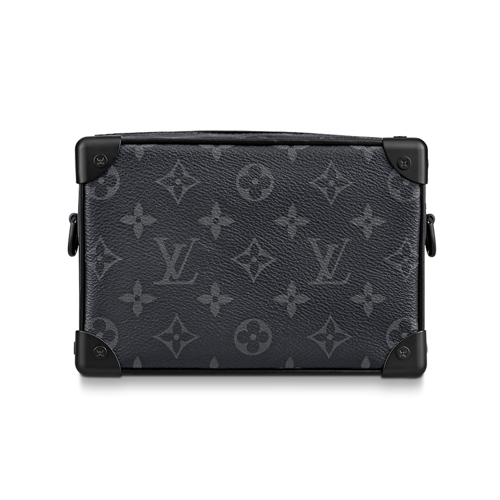 Louis Vuitton Mini Soft Trunk Monogram Eclipse Sling Bag Black