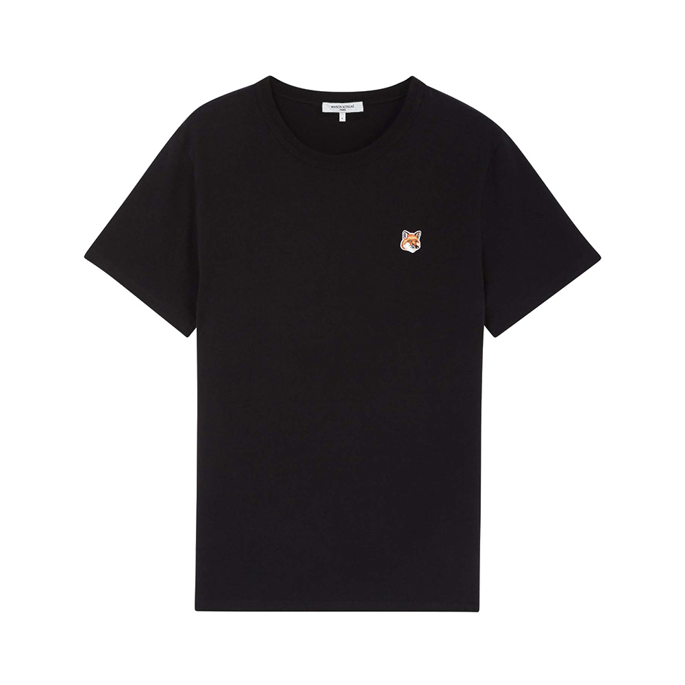 Maison Kitsune Fox Head Patch T-Shirt Black – voilà.id