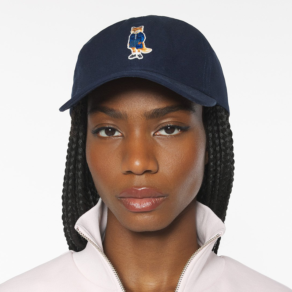 Maison Kitsuné Dressed Fox Cap Classic Navy – voilà.id display picture 3