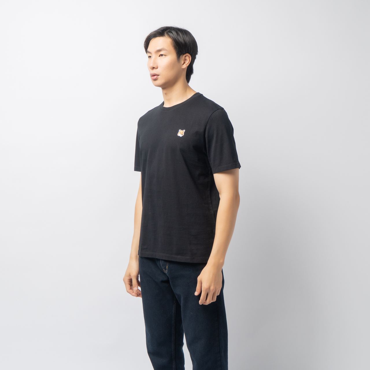 BLKFOX T-Shirt-01／BLACK × LUMINOUS (蓄光 BLKFOX T-Shirt-01／BLACK