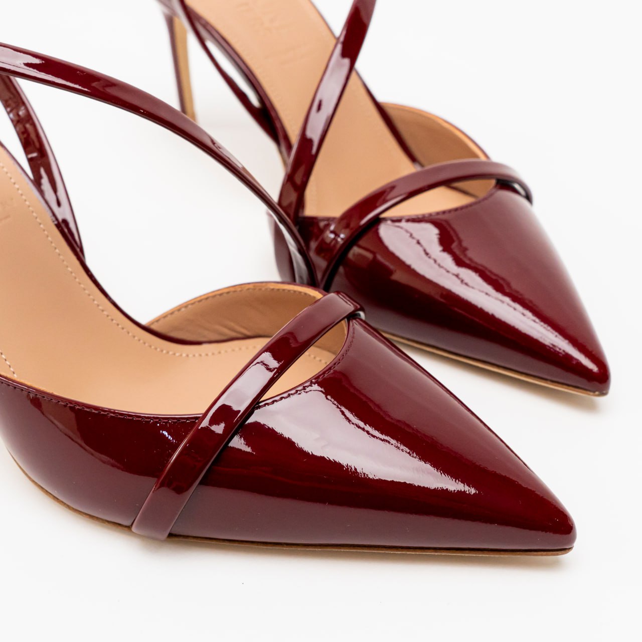 MALONE SOULIERS PATRICIA704BRIGHTLILAC 関税送料込 Malone Souliers Valeria 70 Patent Leather Slingbacks with