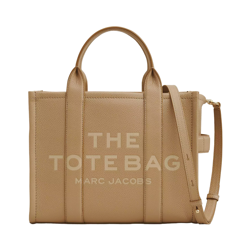 トートバッグ The Medium Tote Bag - Marc Jacobs - Cement - Leather Marc Jacobs The Medium Tote Bag | Brown | FARFETCH