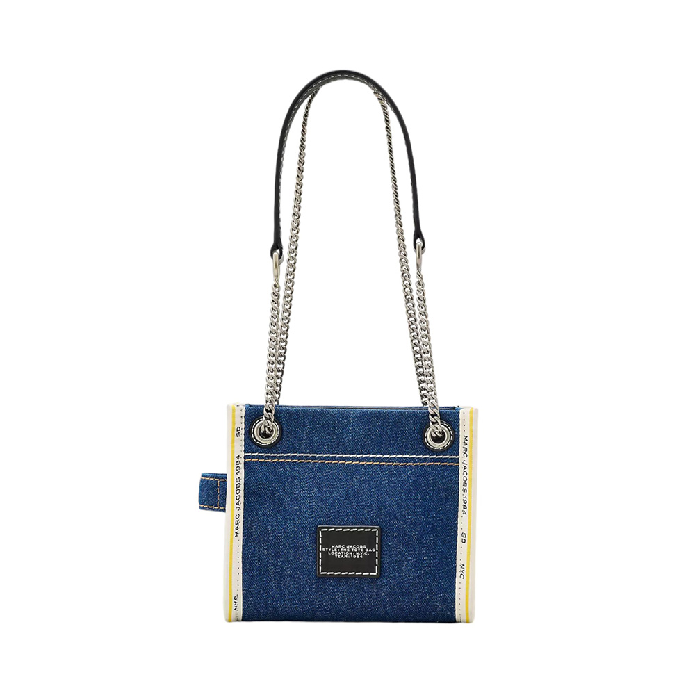 ショルダーバッグ・ポシェット MARC JACOBS Woman Crossbody bags Denim 2P3HTT011H02 473 Marc Jacobs The Denim Chain Crossbody Bag | Blue | FARFETCH
