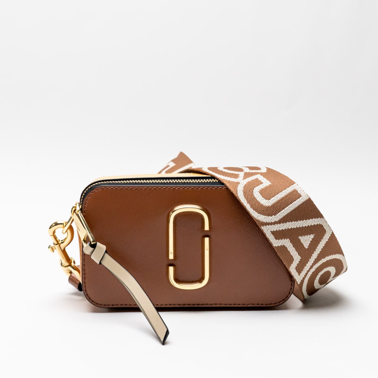 Marc Jacobs The Snapshot Camera Outline Bag Logo Strap Rose Multi 