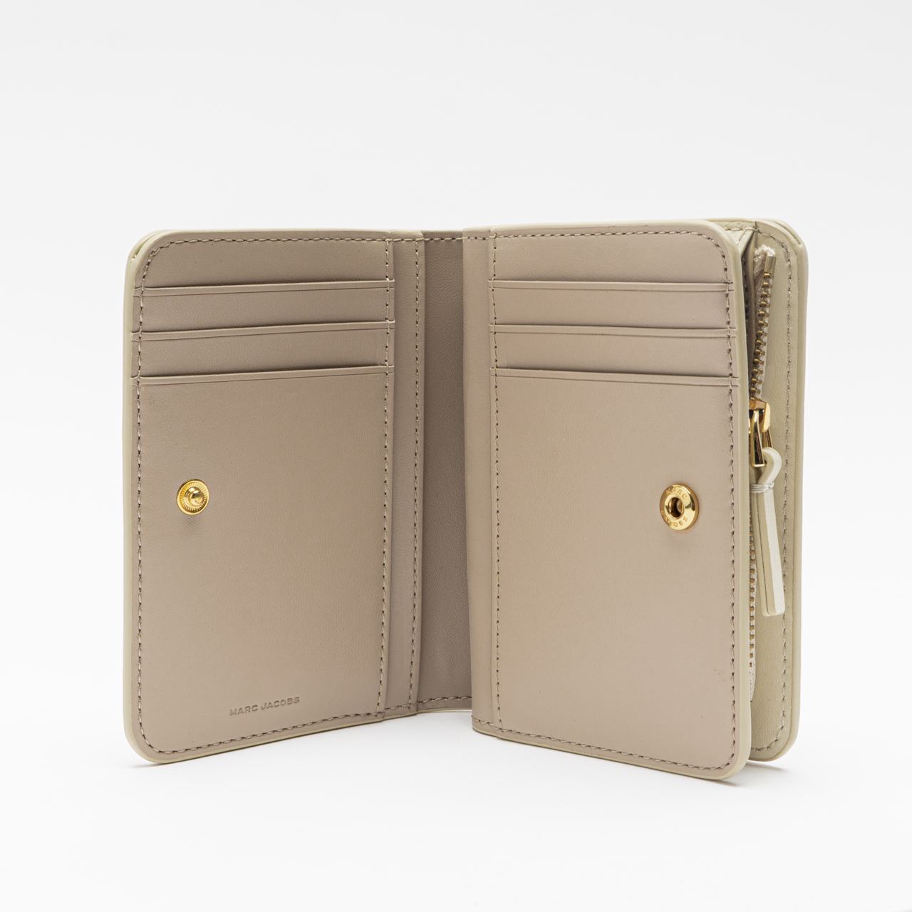 Marc Jacobs The J Marc Mini Compact Wallet Cloud White