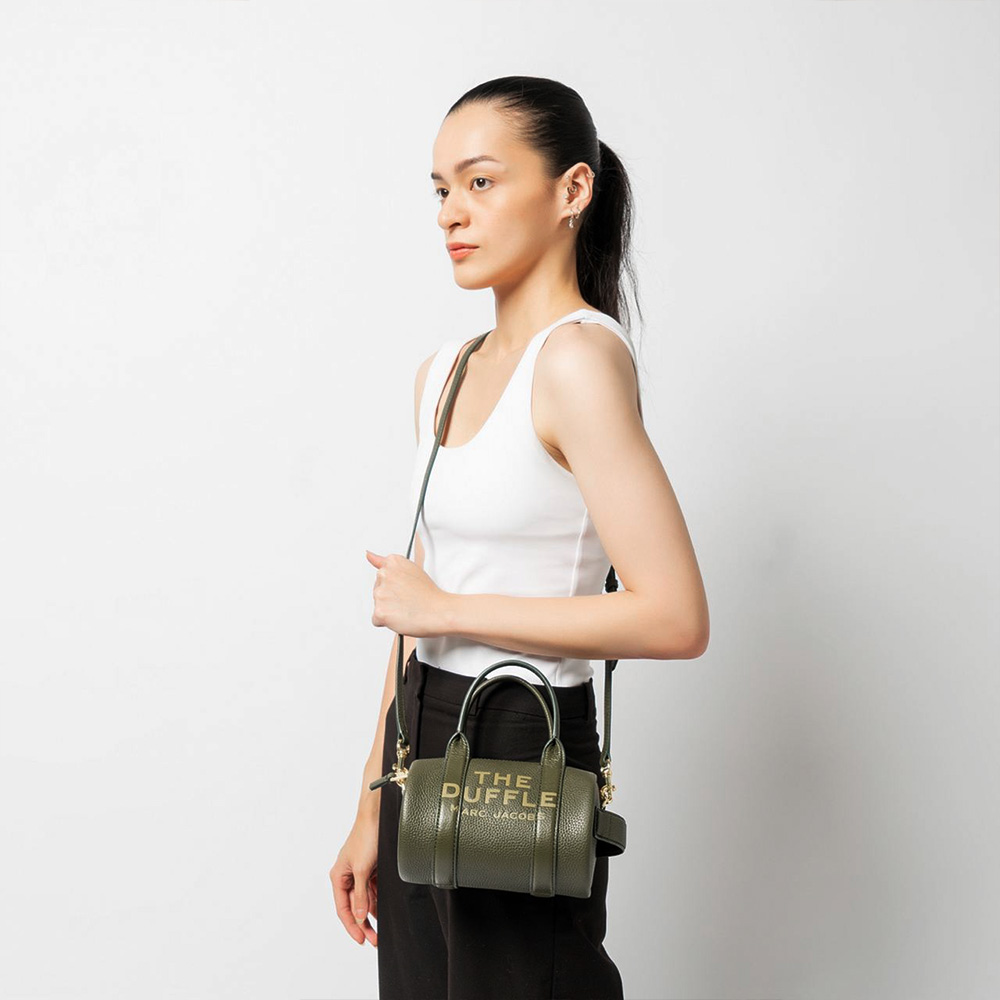 Marc Jacobs The Duffle Mini Leather Bag Black – voilà.id