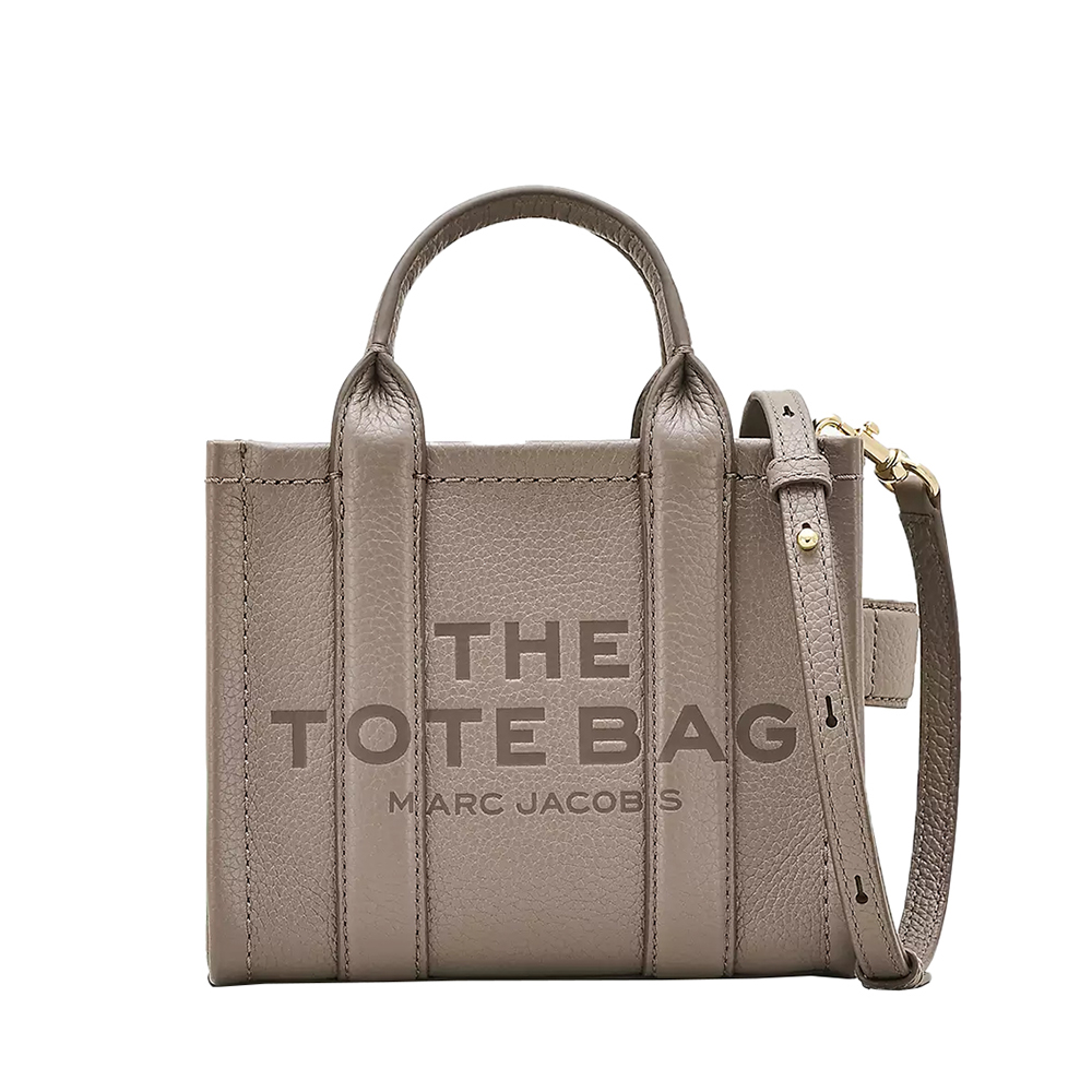 Marc Jacobs The Leather Mini Tote Bag Camel – voilà.id