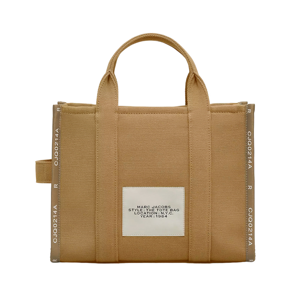 トートバッグ Marc Jacobs The Mini Tote - Cotton - Camel The Mini Tote - Marc Jacobs - Cotton - Camel