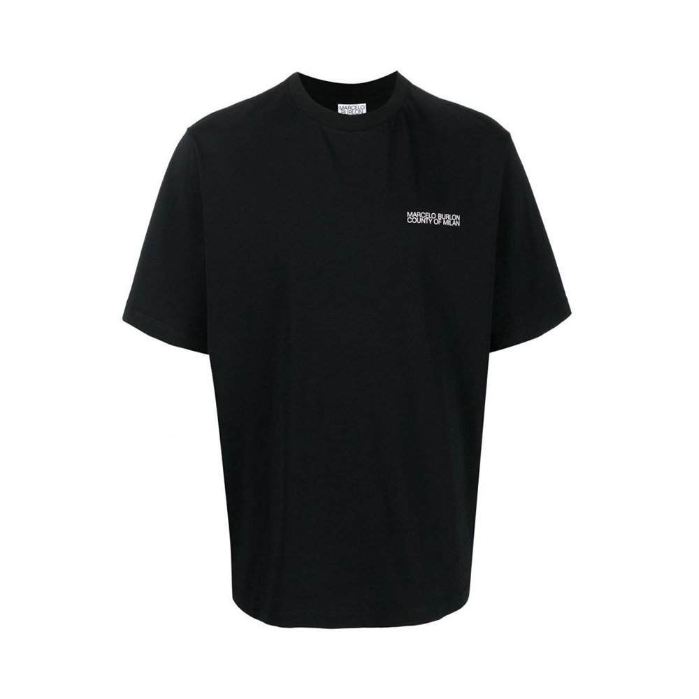 Marcelo Burlon Tempera Cross Backside T-Shirt Black White –