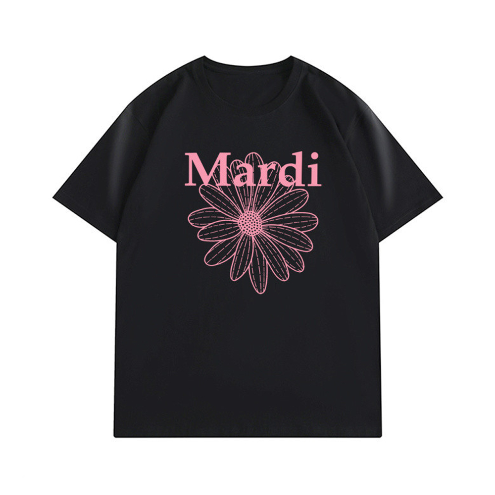 ●Mardi Mercredi●UNISEX LONG SLEEVE NO3. FLOWER MAN_WHITE Mardi Mercredi Flower Long Sleeve T-Shirt White Navy – voilà.id