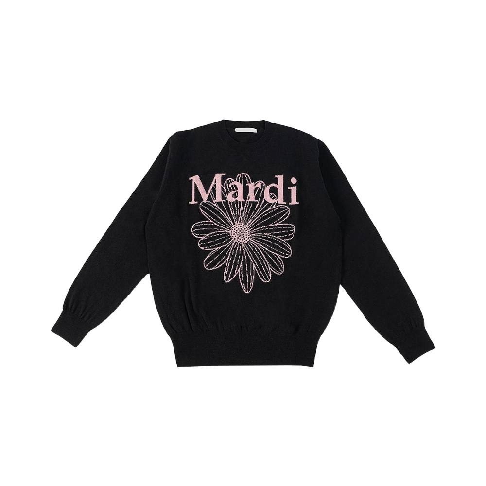 ●Mardi Mercredi●SWEATSHIRT + PANTS 上下 SET UP_BLACK Mardi Mercredi マルディメクルディ スウェット SWEATSHIRT