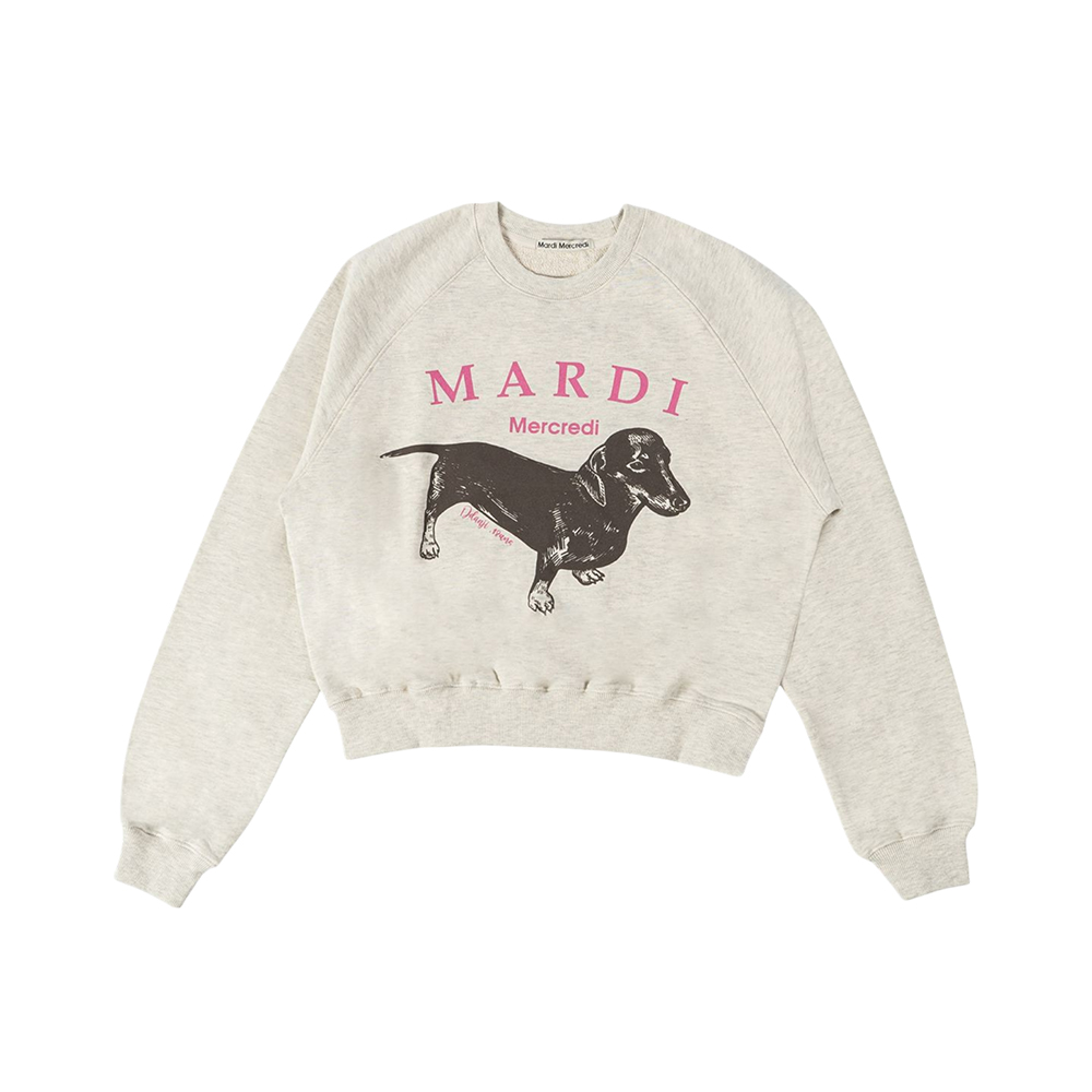 Mardi Mercredi Ddanji Sweatshirt Oatmeal Pink – voilà.id
