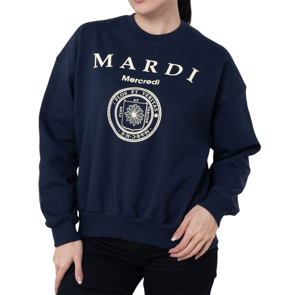 Mardi Mercredi スウェット ブラック BLACK ko-mardi-t0012-blkpnk_1.jpg