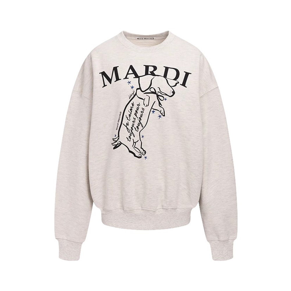 Mardi Mercredi Ddanji Swing The Tail Sweatshirt Oatmeal