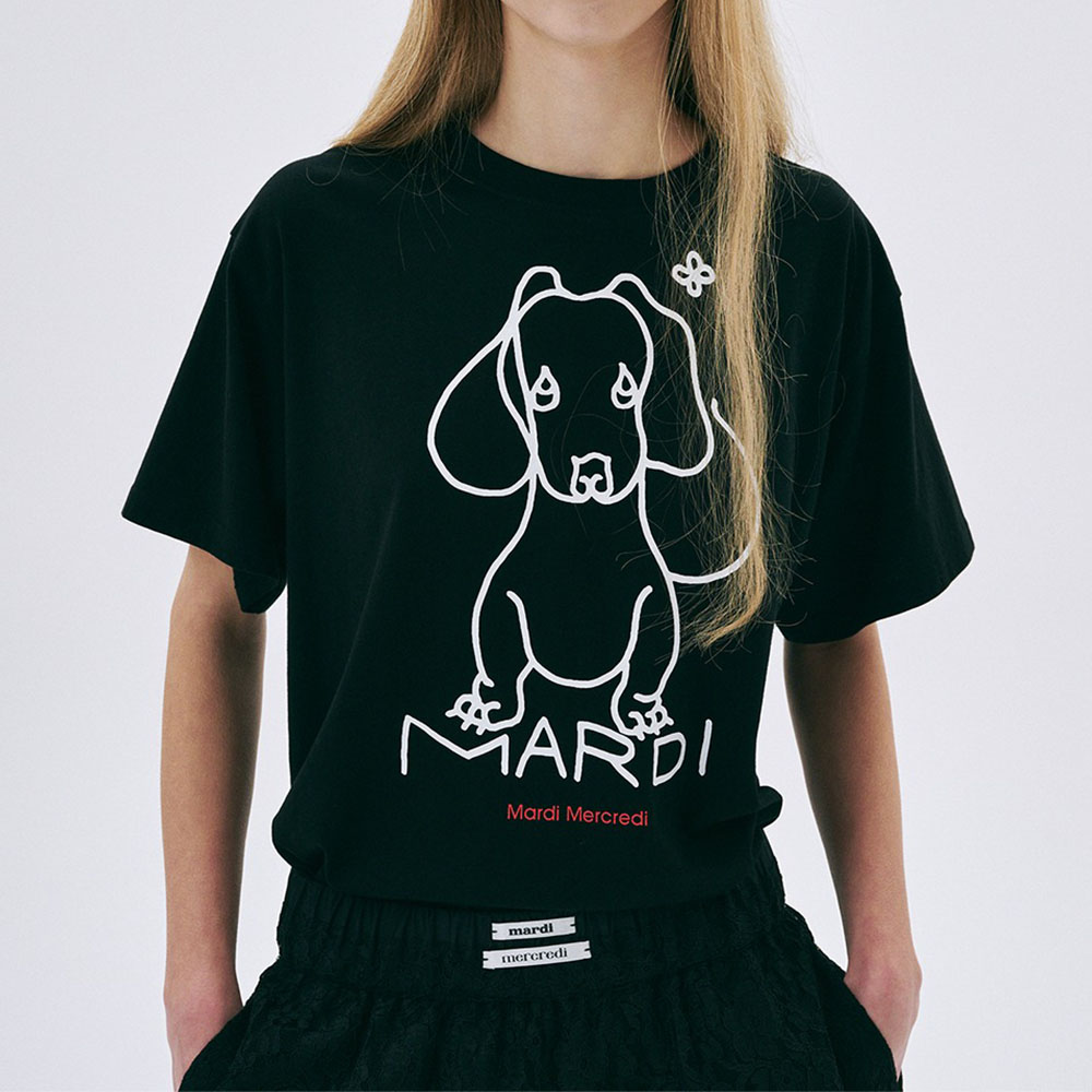 Mardi Mercredi Ddanji CH.02 T-Shirt Black White – voilà.id