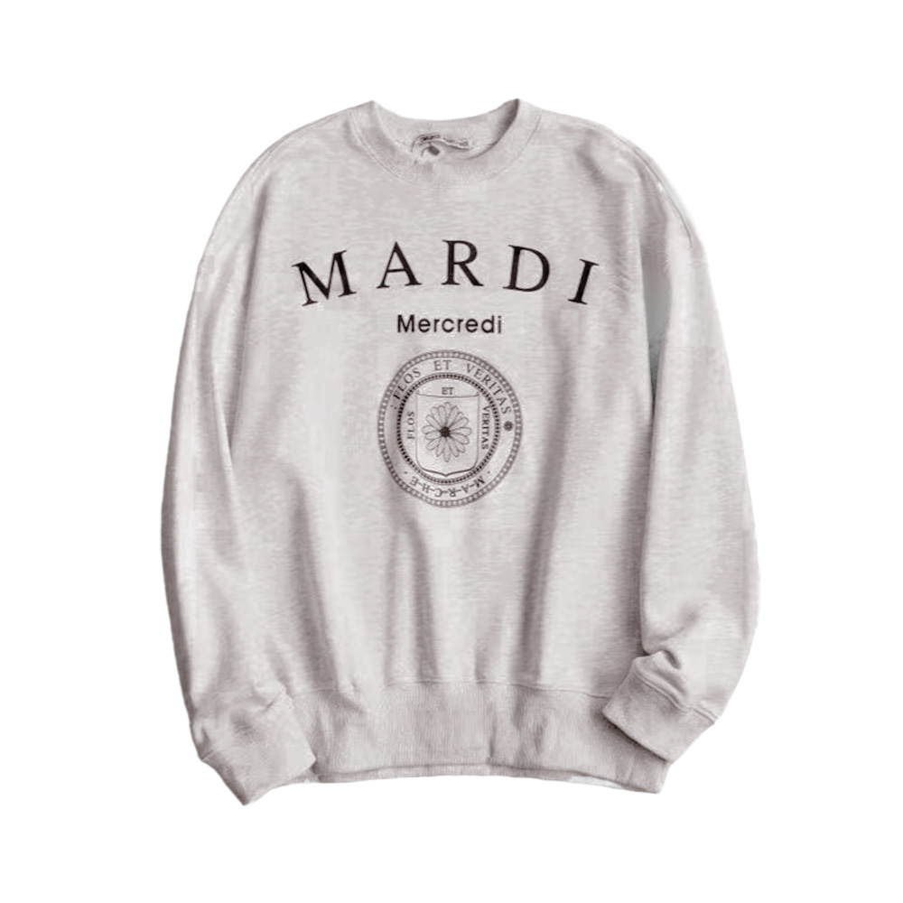 Mardi Mercredi SWEAT SHIRT UNIV スウェット MARDI MERCREDI Sweatshirt Univ – Belle Korea