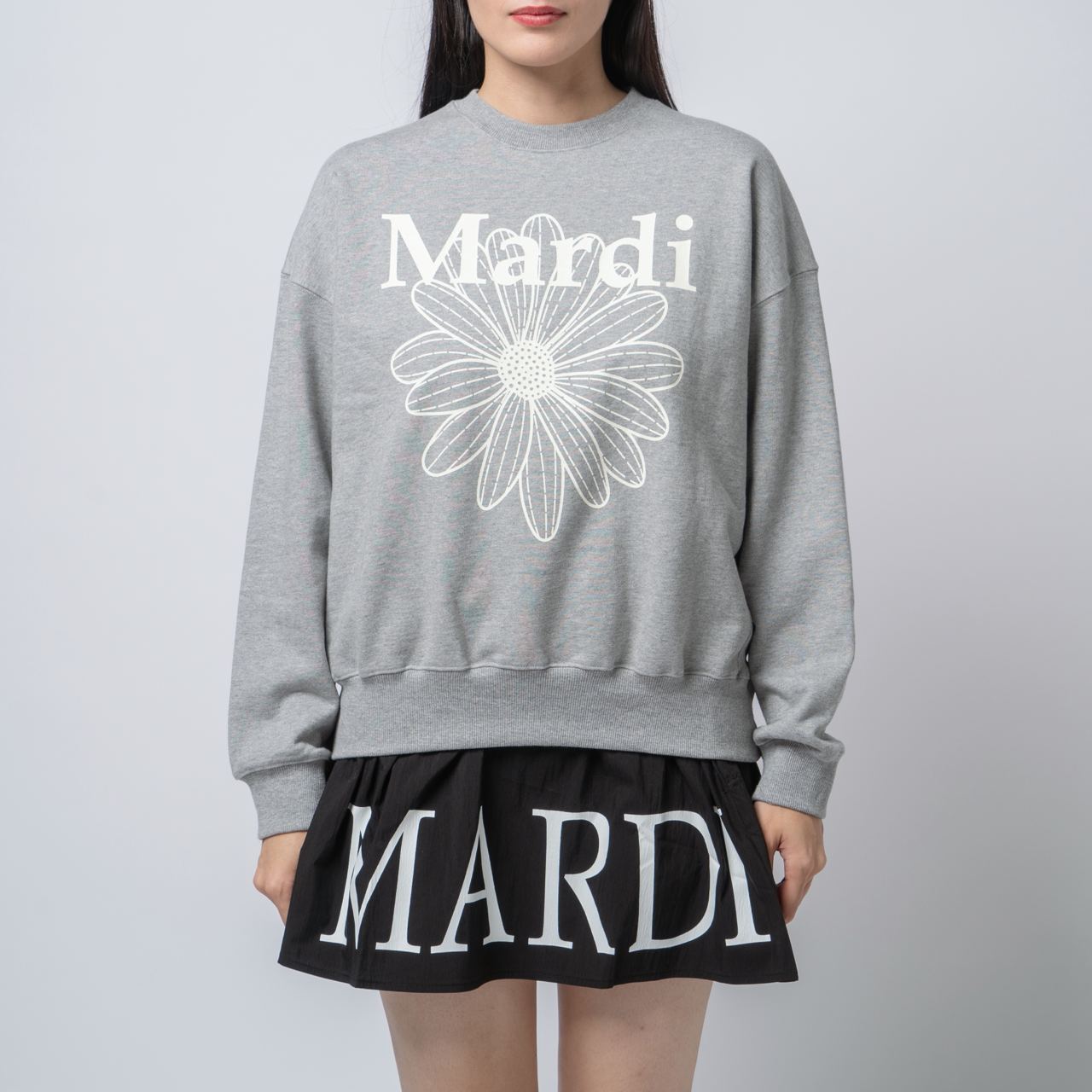 Mardi Mercredi スウェット グレーパープル M109750151 - トップスオンライン ショップ Mardi Mercredi グレー スウェット