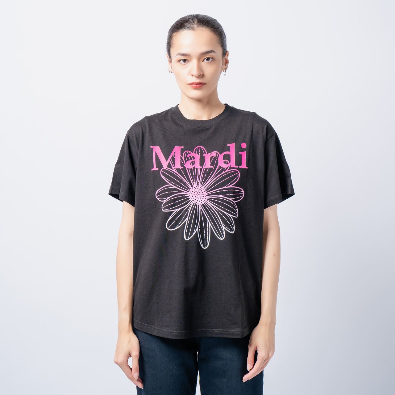 ★mardi mercredi★LINGER TSHIRT FLOWERMARDI* Mardi Mercredi LINGER T-Shirt FLOWERMARDI Seen Worn by Kim