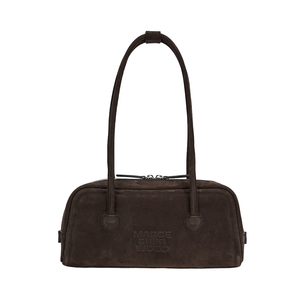 ショルダーバッグ・ポシェット [Margesherwood] / SOFT BAGUETTE BAG / indigo nubuck Marge Sherwood soft baguette handbag indigo blue suede