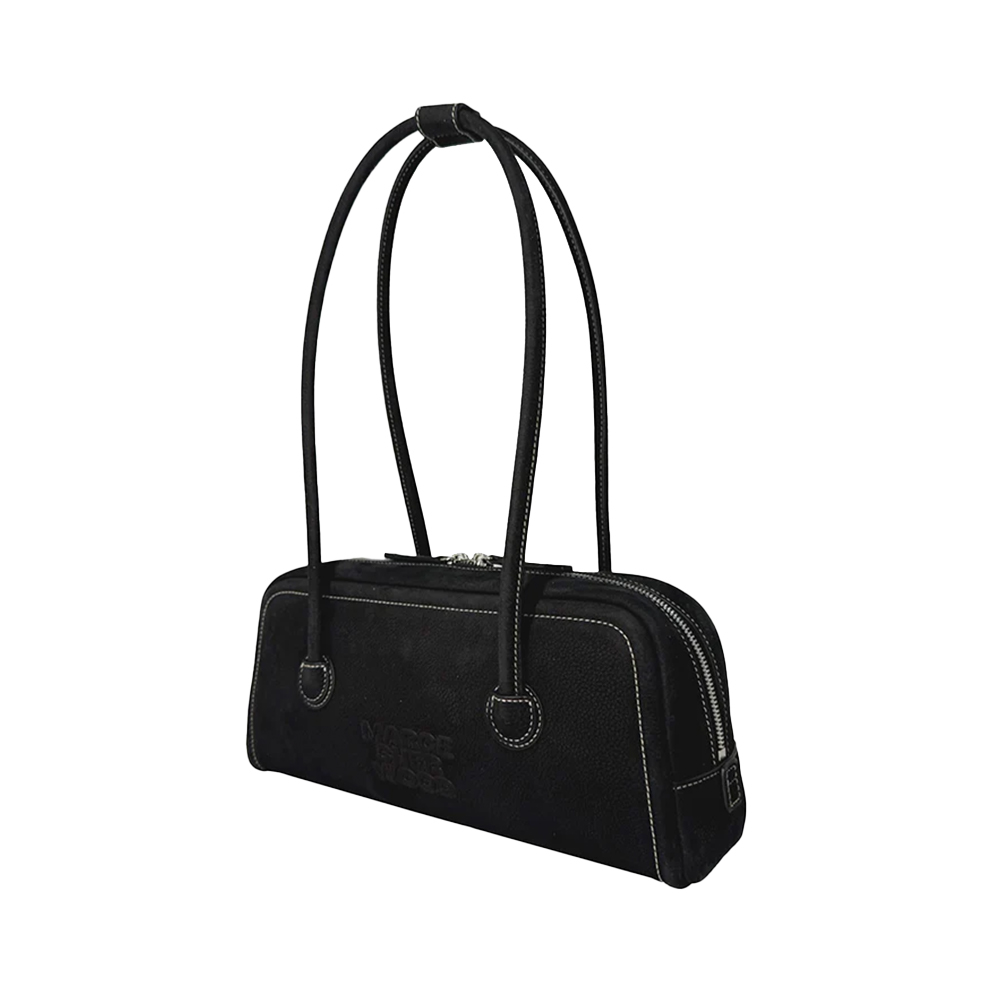 Margesherwood Soft Baguette Bag Nubuck Leather Indigo – voilà.id