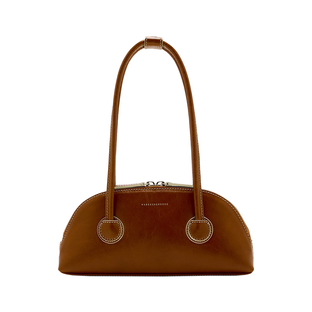 [Margesherwood] / ☆ BESSETTE SHOULDER / cream glossy plain MARGE SHERWOOD Women Shoulder Bag Bessette Cream Glossy