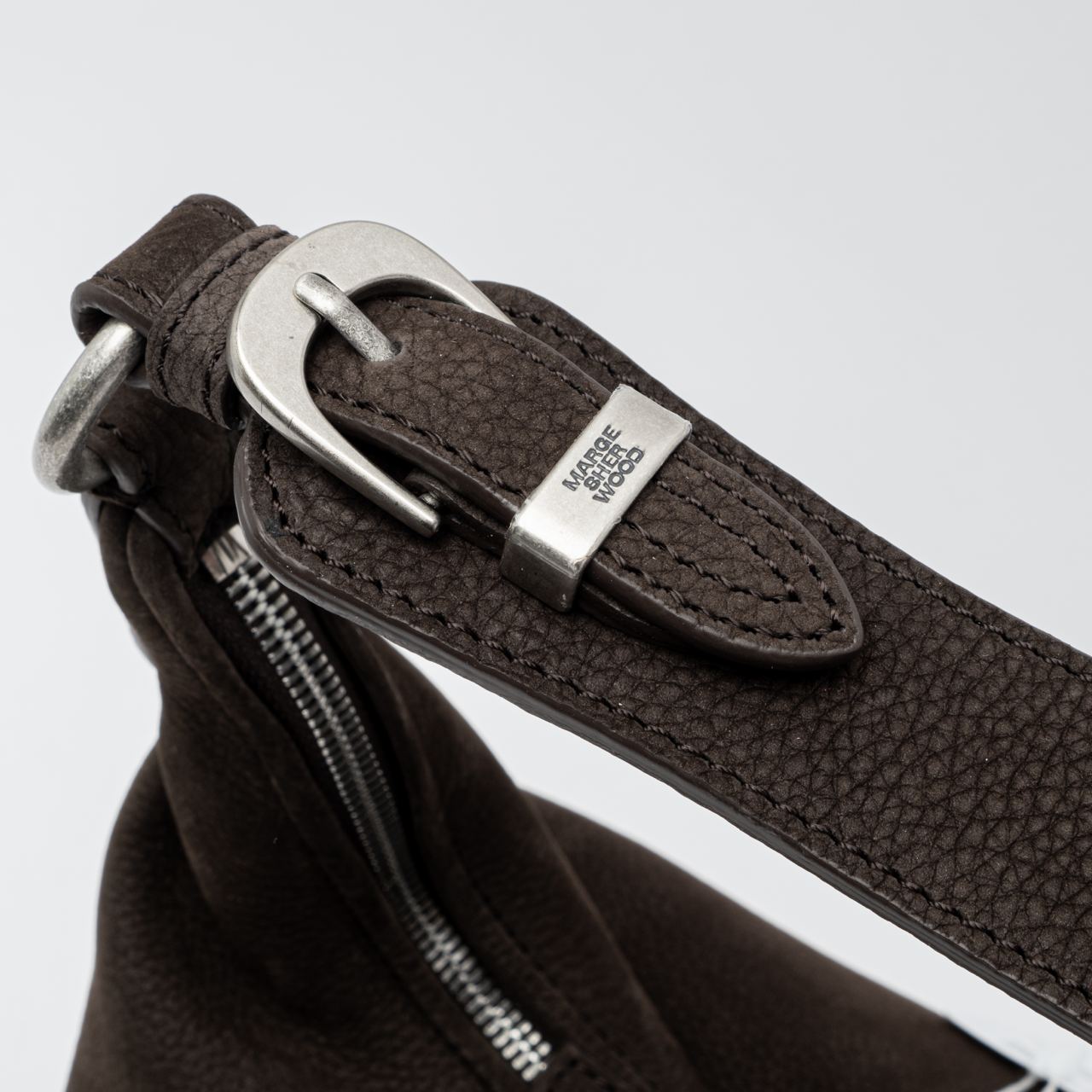 Margesherwood Pumpkin Nubuck Shoulder Bag Hush – voilà.id