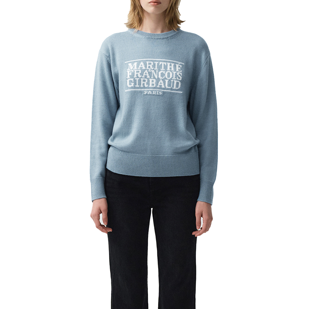 ◇Marithe + Francois Girbaud◇ CLASSIC LOGO MUFFLER (4color) CLASSIC LOGO FLUFFY MUFFLER brown - MARITHE FRANCOIS GIRBAUD