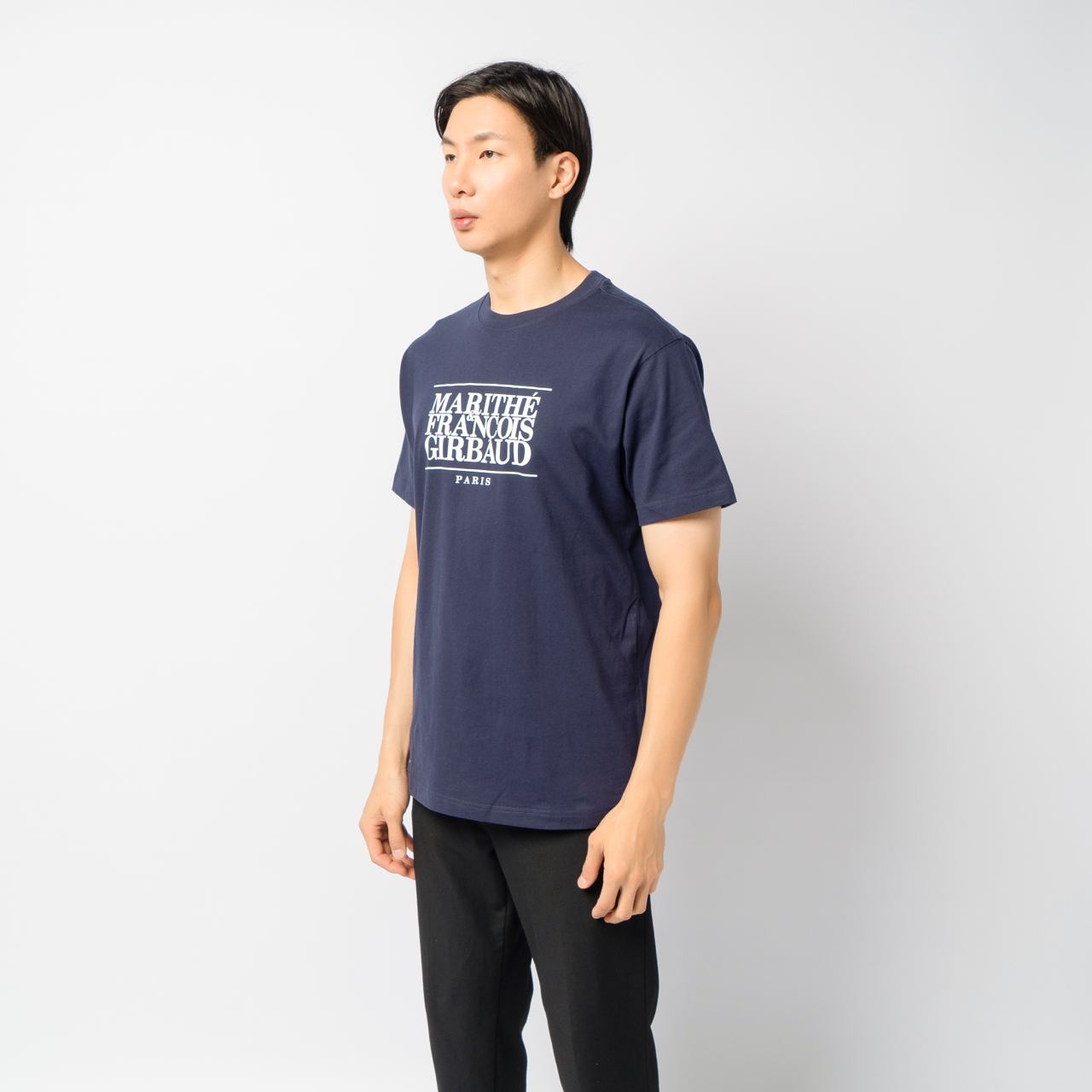 Tシャツ・カットソー Marithe + Francois Girbaud W REGULAR LOGO TEE navy 1MG24CTS1 Buy Marithe Francois Girbaud W Regular Logo Tee Navy | SASOM