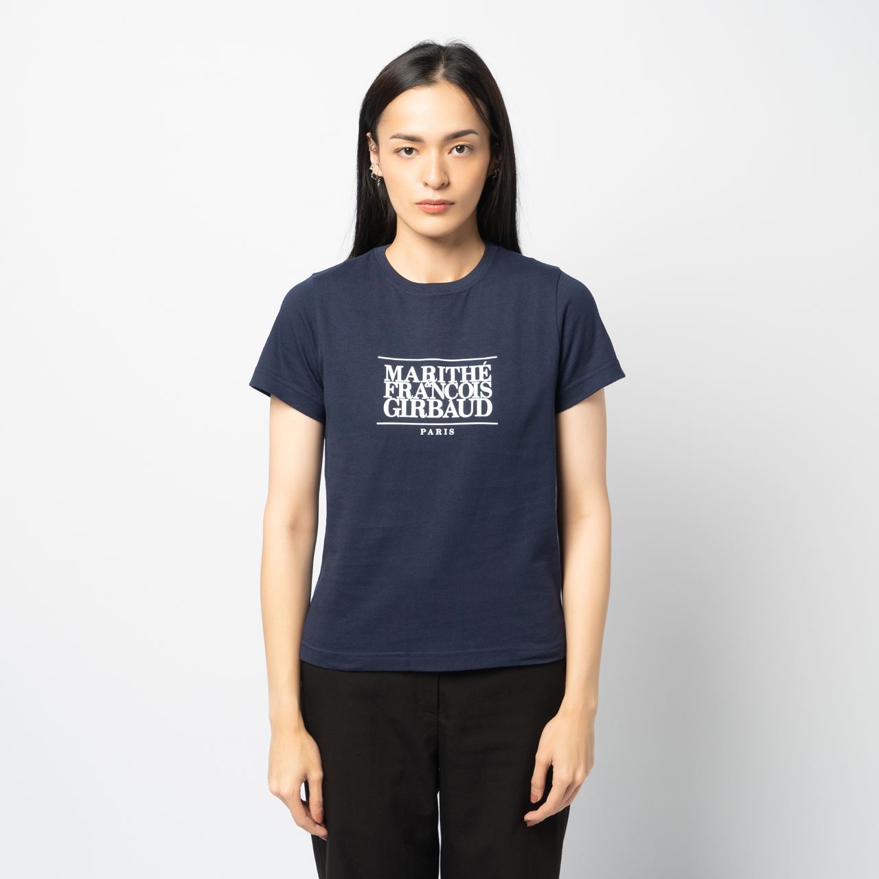 ★Marithe + Francois Girbaud★ FLOWER TEE navy MFG44UTS142NV Marithé François Girbaud Flower Tee Navy – Drop Streetwear