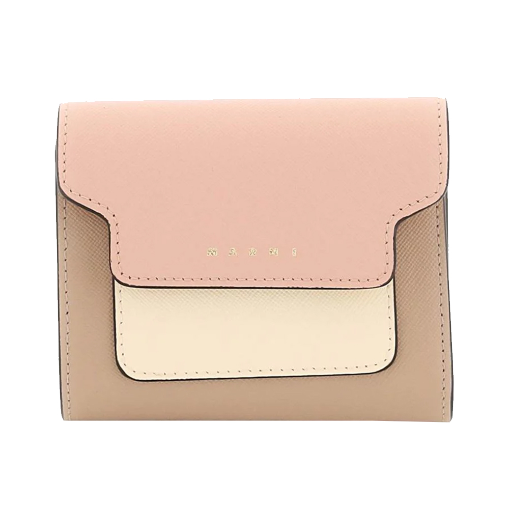 Marni Flap Wallet Square Aquamarine Natural – voilà.id