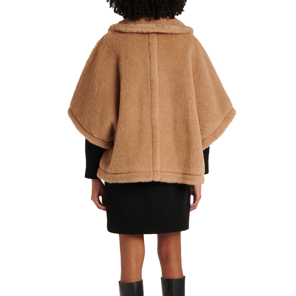 【関税込・国内発送】Max Mara TENEBRE4 TEDDY CAPE Teddy fabric cape, albino | 