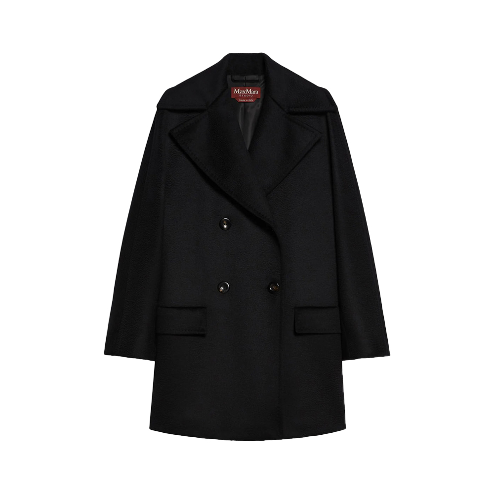 Max Mara Kent Coat Jacket Black – voilà.id