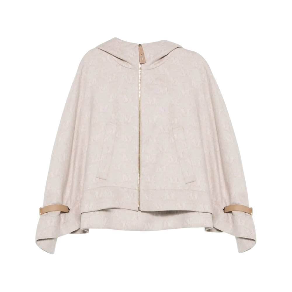 VIP【送料関税込】MAX MARA WOOL BUTTONED CAPE Max Mara Newterzo Cape | White | FARFETCH