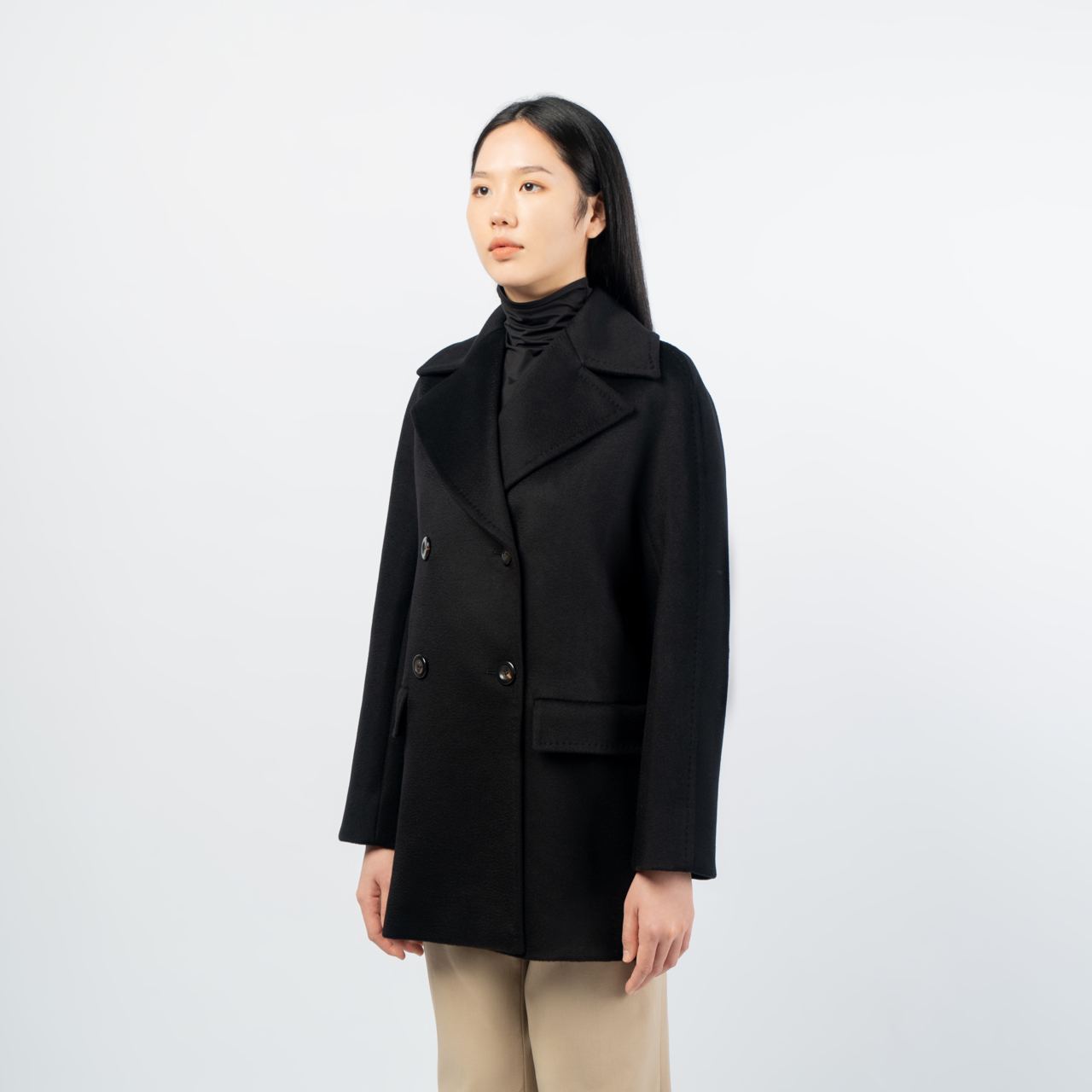 コート MAX MARA BLACK WOOL KENT COAT 2product-KENT-013-Xms-2025-01-