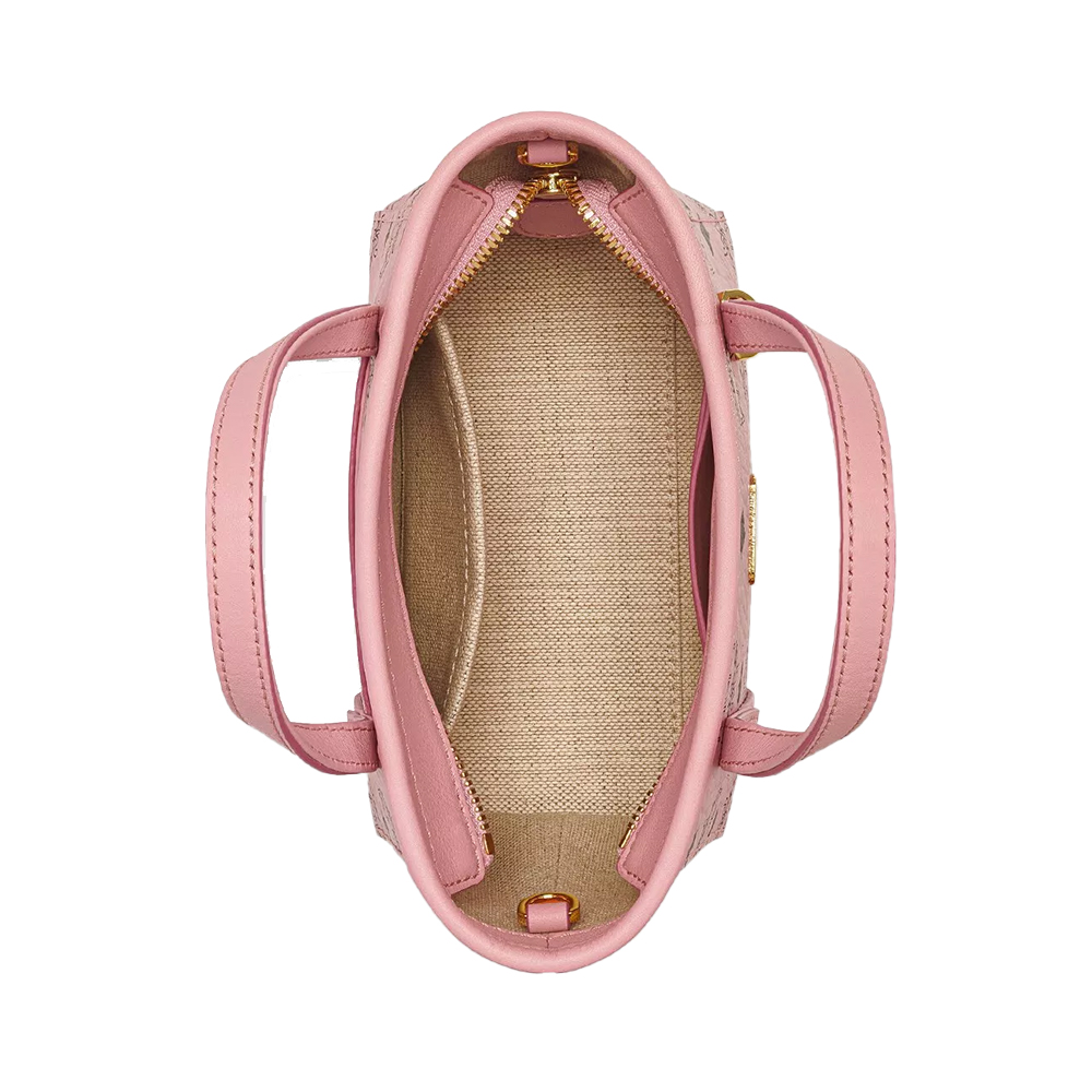 MCM X-Mini Toni Top-Zip Visetos Shopper Bag Soft Pink – voilà.id