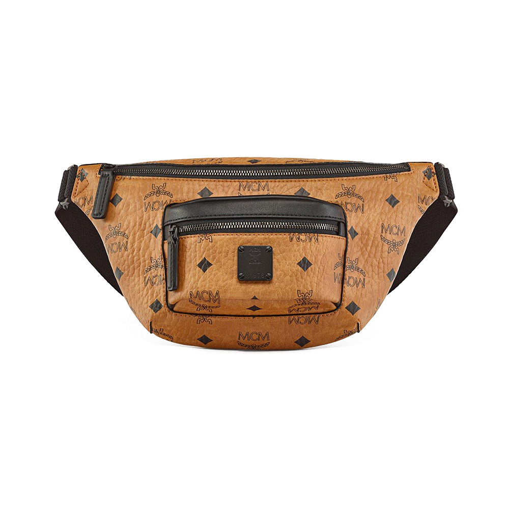 MCM Mini Fursten Belt Bag in Visetos Cognac – voilà.id