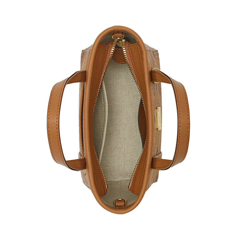 MCM X-Mini Toni Top-Zip Visetos Shopper Bag Cognac – voilà.id