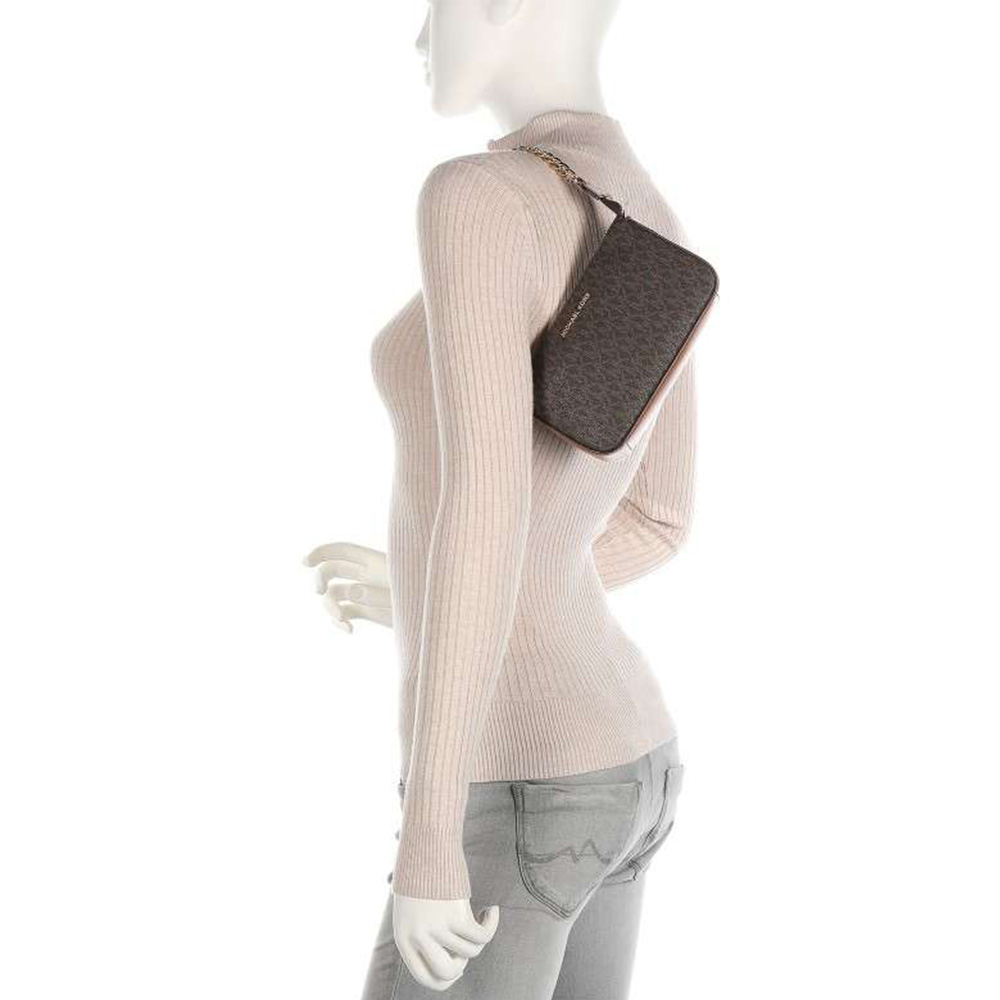 Jet Set Shoulder Bag Brown Acorn