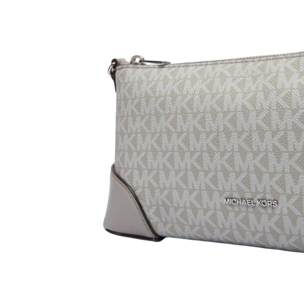 Michael Kors Murphy Small Signature Logo Crossbody Bag Quarry Grey