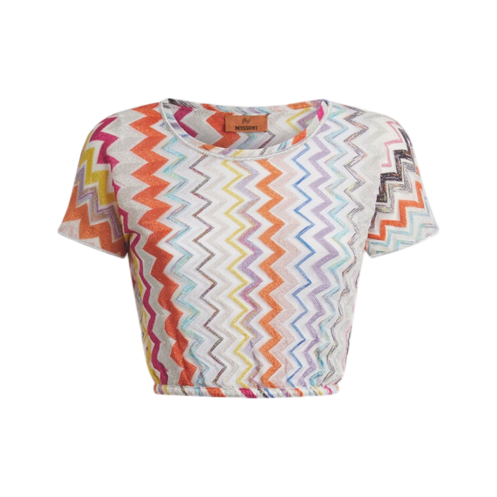 Tシャツ・カットソー MISSONI Multicolor viscose blend top with sequins Bianco 2product-MS24SK03BR00XLSM9DA-