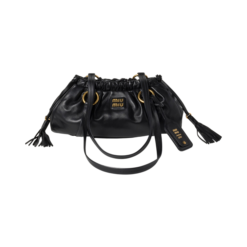 Miu Joie Shoulder Mini Bag Coffee Nappa Leather main image 0