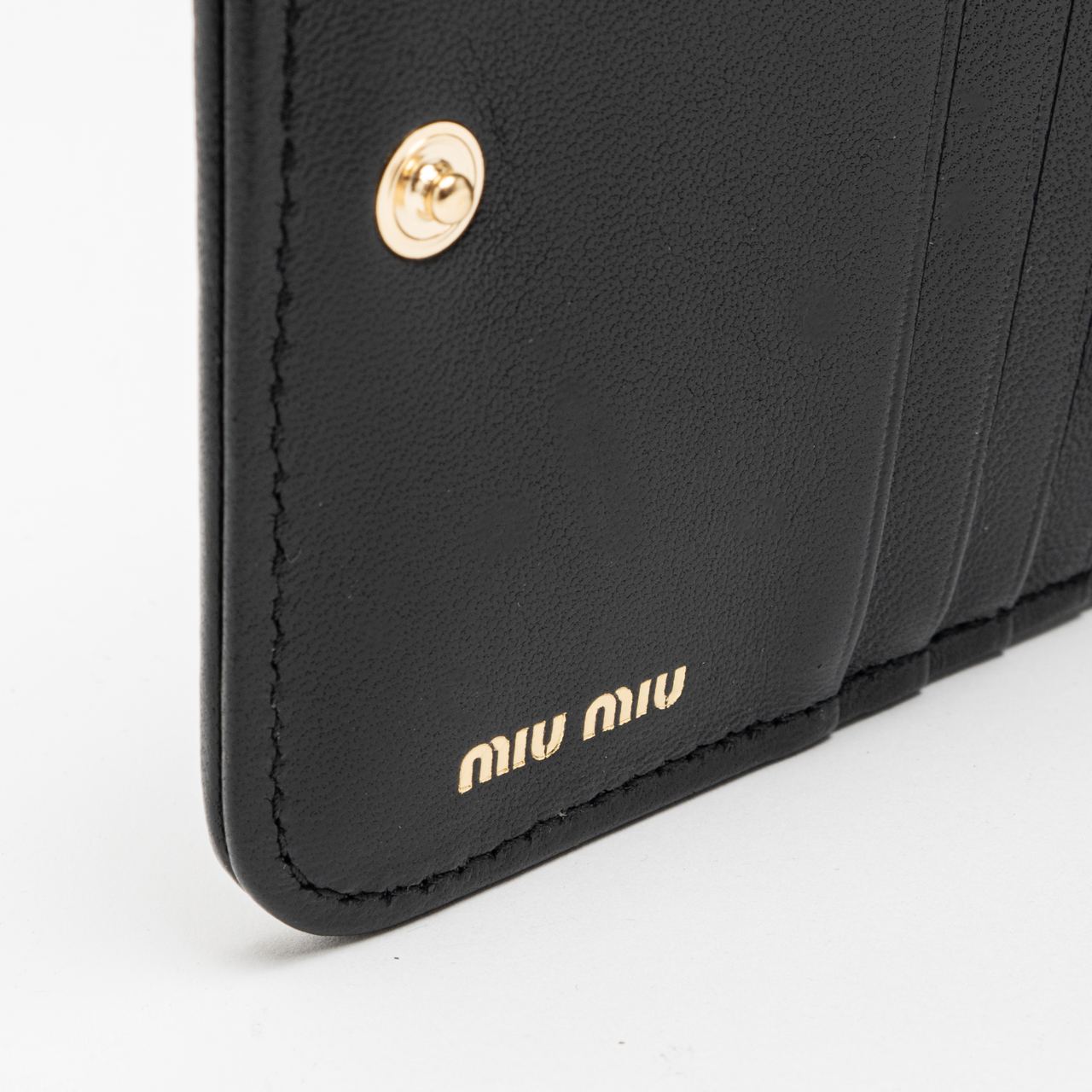 [MiuMiu] Small Materase Zipper Wallet-Black / ☆送料込☆ Miu Miu Small Matelassé Zip Wallet Black | eBay