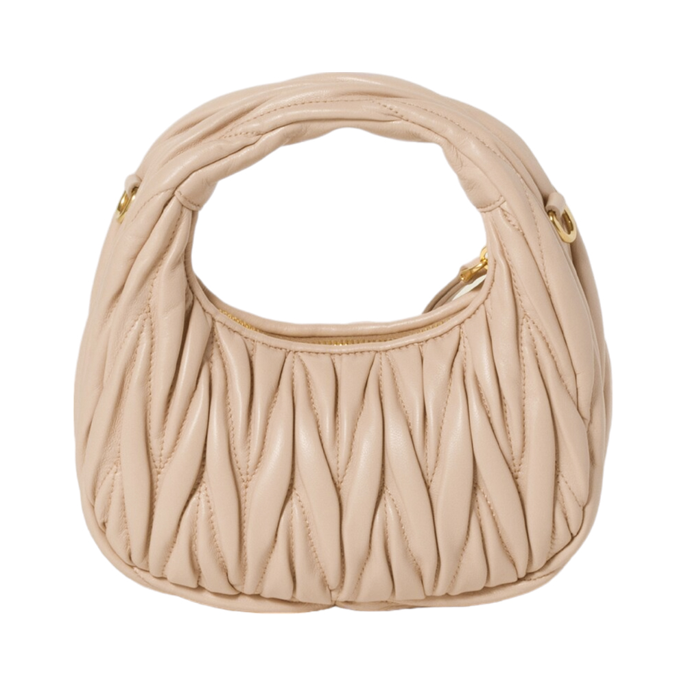 Miu Miu Leather mini Hand Bag Miu Miu Nappa leather mini pouch