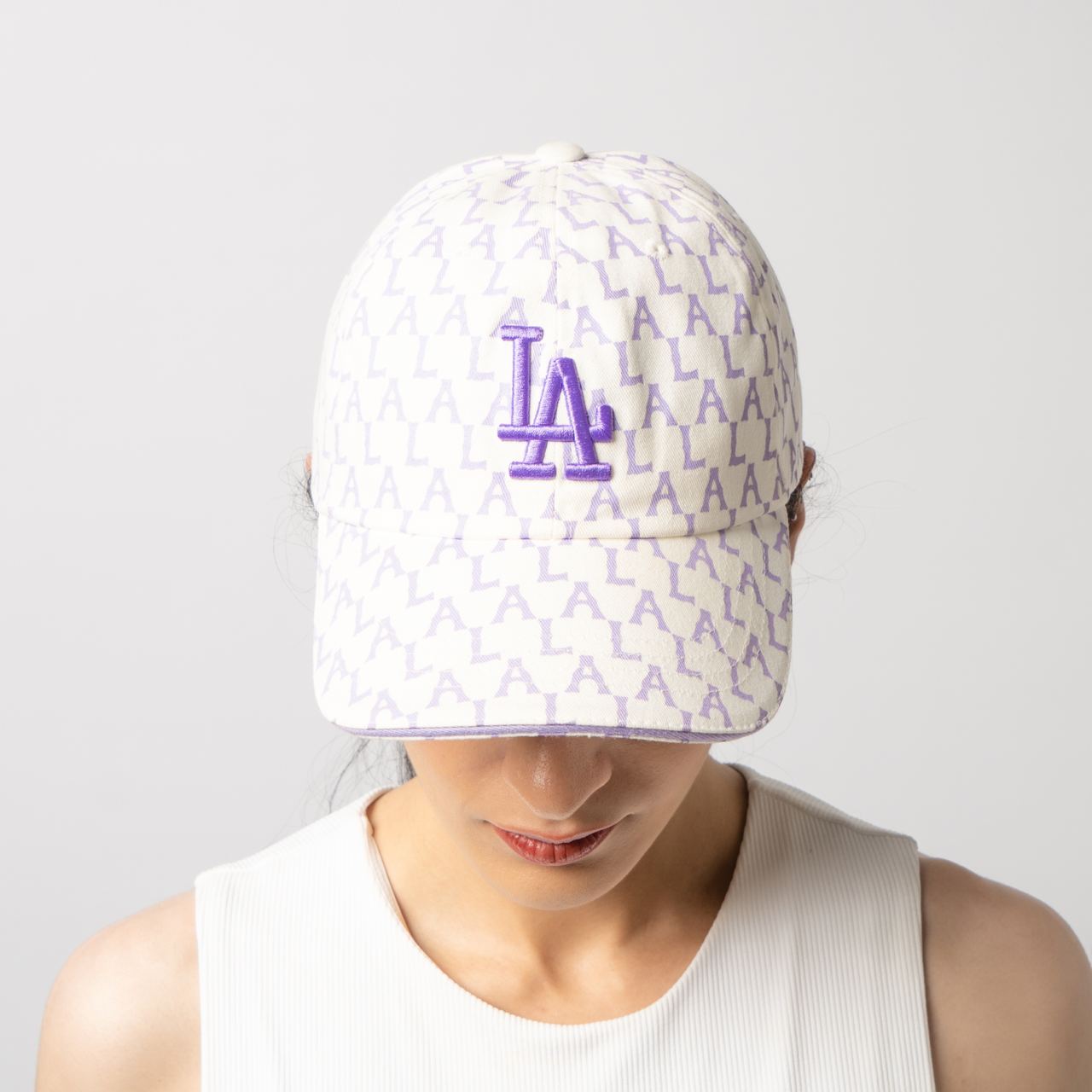 [MLB] Dia Monogram Sportive Mesh Cap ★大人気★ 10product-32CPFA111-07V-Xms-