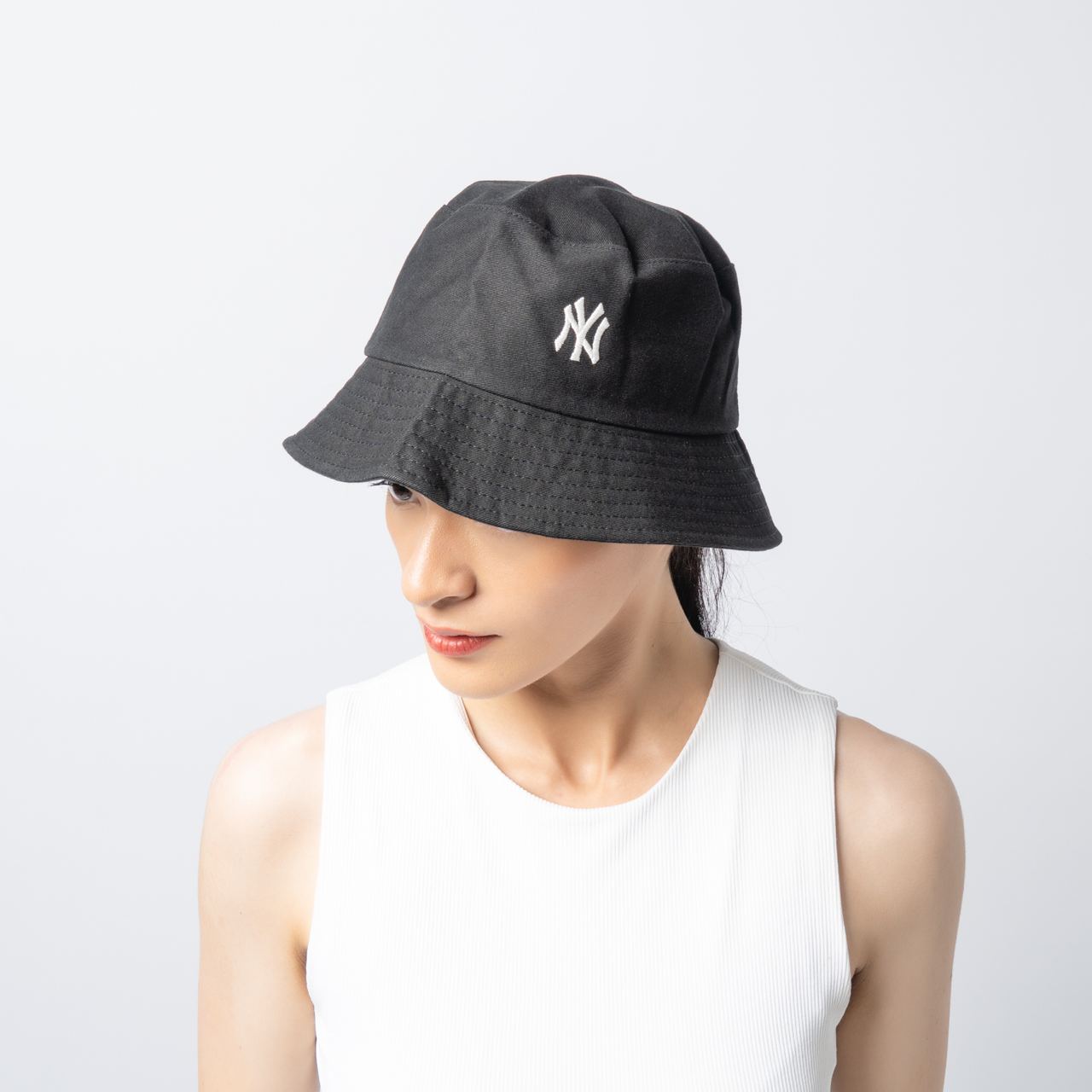 ★MLB Korea★ Basic bucket hat drop fit NY DGrey 3AHT8804N-5 BASIC BUCKET HAT NEW YORK YANKEES (3AHT7804N-50BKS) | MLB