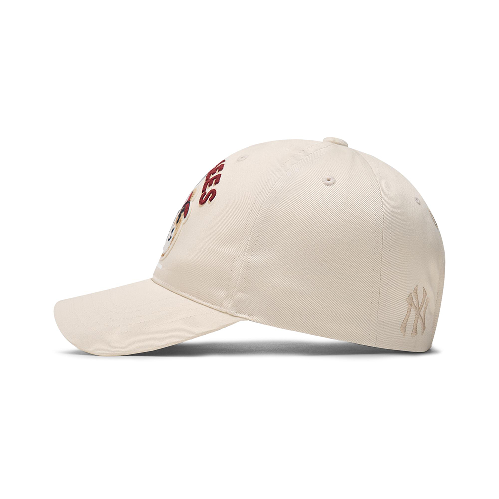 MLB メガベア アンストラクチャー ボールキャップ NY (D。Cream) MLB NY Yankees Mega Bear Structured Ball Cap Cream – voilà.id