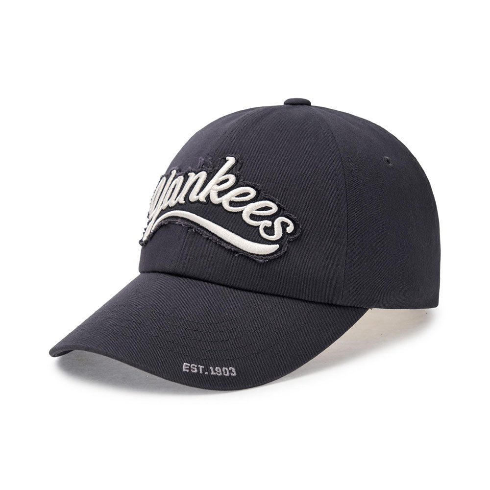 MLB NY Yankees Varsity Vintage Cursive Damage Unstructured
