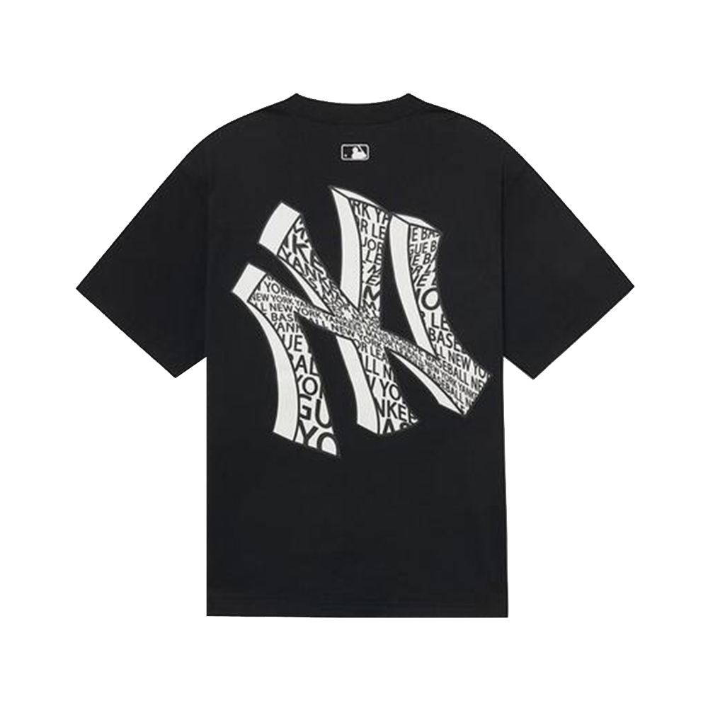 MLB NY Yankees Illusion Clipping Big NY Back Logo T-Shirt