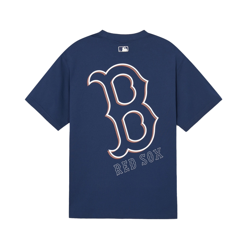 Tシャツ・カットソー [MLB] Basic street logo overfit short sleeve t-shirt Basic Street Logo Heavy Weight Mega-Oversized-Fit T-Shirt