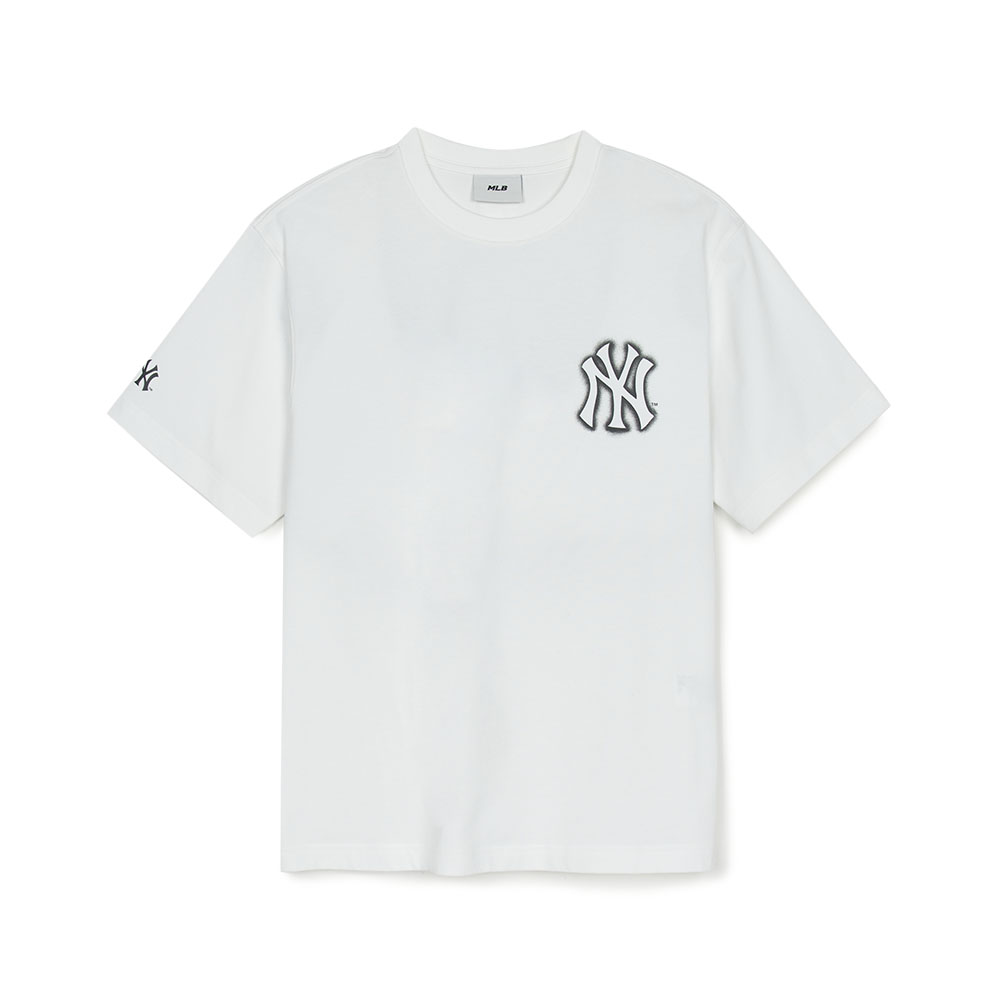 MLB NY Yankees Basic Street Logo Oversized T-Shirt Black